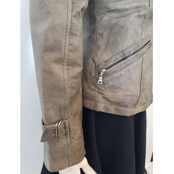 Danier  Leather Moto Jacket Sz XXS - Picture 7 of 14